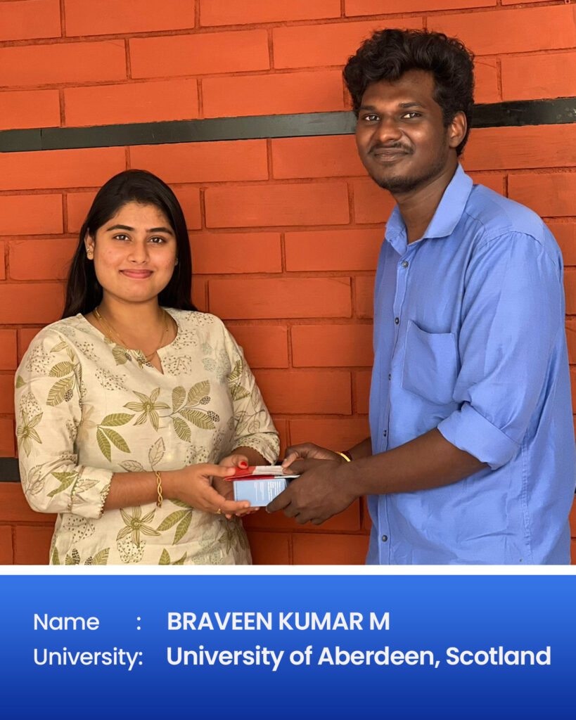 Testimonials (Braveen Kumar) Pic
